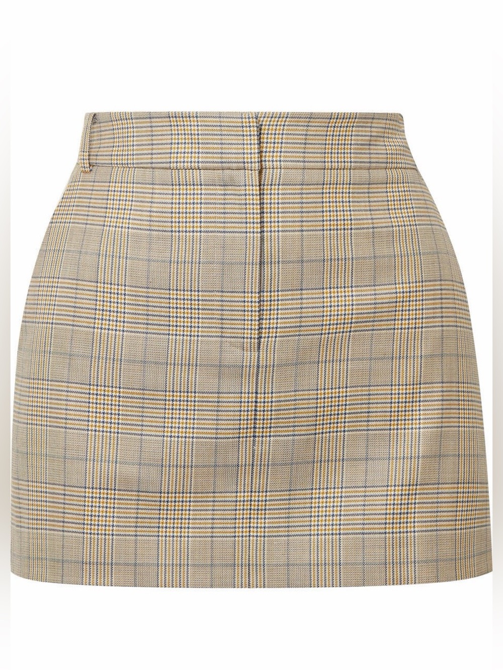 Tibi Cooper Prince Of Wales Checked Wool And Silk-Blend Mini Skirt, 4